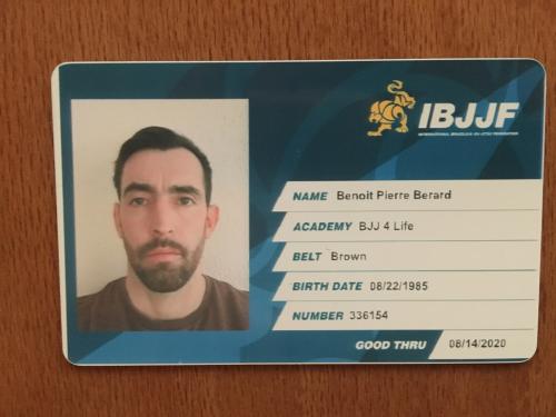 Brown belt · June 30, 2016 · Promoted by José Mario Rangel do Outeiro