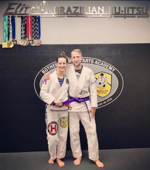 Purple belt · February 23, 2017 · Promoted by Andrea Emmel