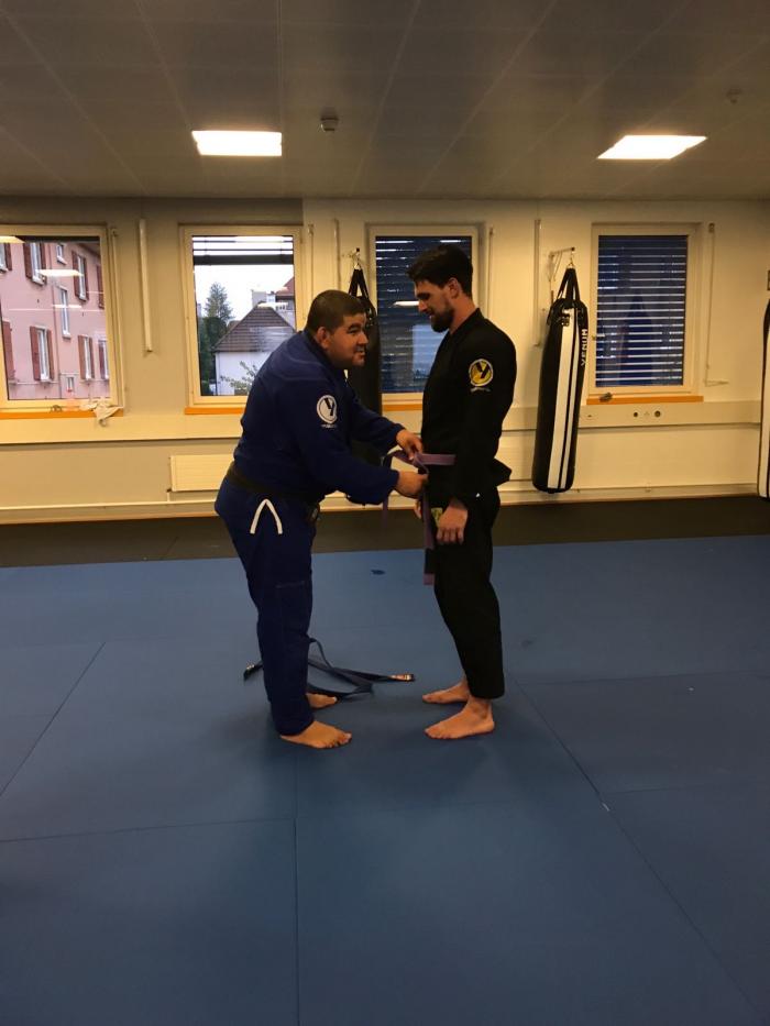 Purple belt · June 26, 2017 · Promoted by José Mario Rangel do Outeiro