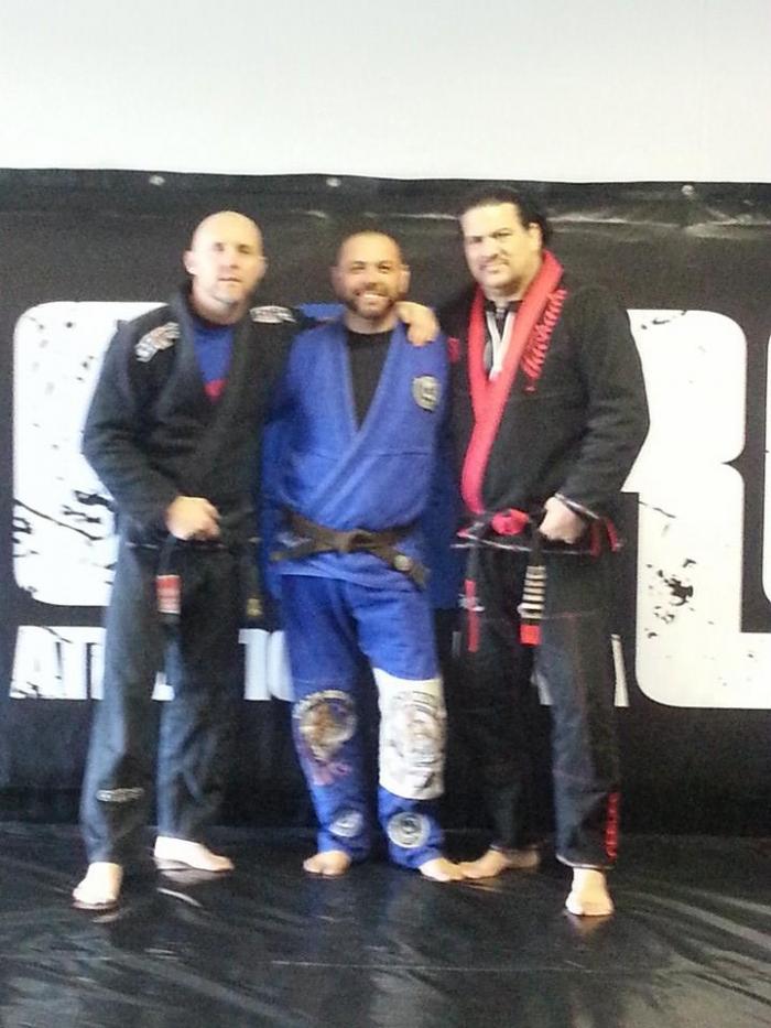 Forrest Griffin recieves his BJJ Black belt